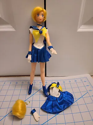 Sailor Moon Sailor Uranus Irwin 11.5  Deluxe Adventure Doll Vintage Extra Parts • $66.50