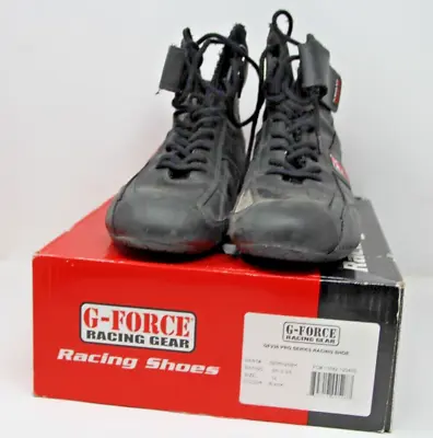 G-Force Racing Gear GF236 Pro Series Racing Shoe Black Size 12 W Box Used • $54.88