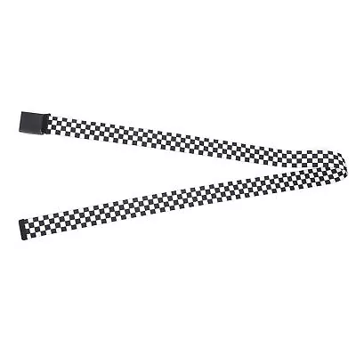 Checkered Belt Can Be Fixed Untie Adjustable Cuttable Strap For Clothing Fst • £6.08