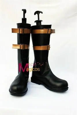 Anime One Piece Dracule Mihawk Black Boots Cosplay Party Shoes  • $39