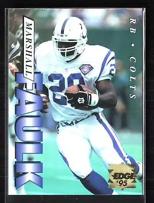 Marshall Faulk 1995 Collector's Edge #82 Gold Logo Indianapolis Colts • $1