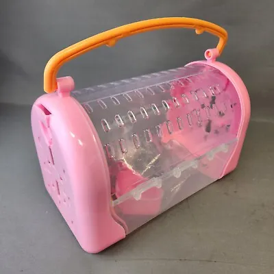 Portable Hamster Cage Hamster Carry Case Cage With Water Bottle - New - Free PP • £7.47