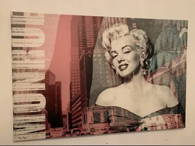 £45 • Buy Marilyn Monroe Large Canvas Picture 100 Cm By 150cm Giant Size