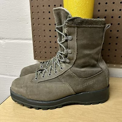 Belleville Goretex 675ST Combat Boots Steel Toe Sage Green 9.5 W Military • $59.99