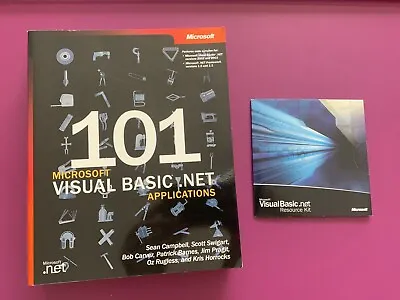 New Sealed Microsoft Visual Basic Net Resource Kit CD Book Product Key • $26