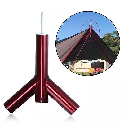 Camping Y Fork Tent Tarp Poles Aluminum Alloy For Camping Backpacking Sport • $17.70