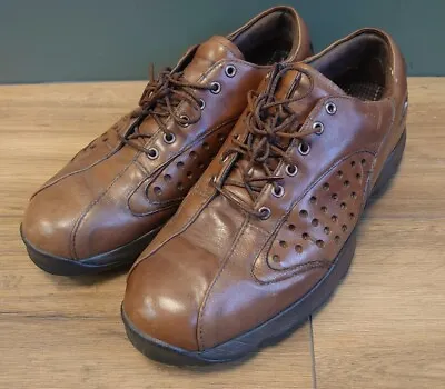 Oakley Golf Shoes Leather Trainers Brown Size UK 7 EUR 41 • £15