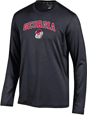 $24.99 • Buy Georgia Bulldogs Mens Heather Black Epic Synthetic Long Sleeve T Shirt
