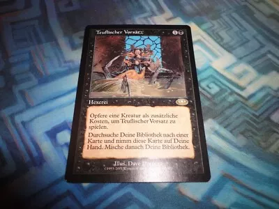 MTG Magic German Diabolic Intent EX+/NM- Planeshift • $15.99