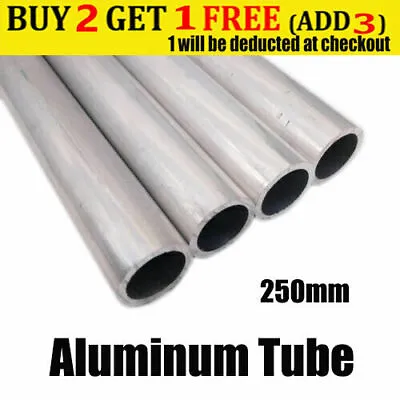 6061 Aluminium Round Tube Straight Al Pipe 1mm OD 4/6/8/10/22/25/28/32mm 250mm • $9.29