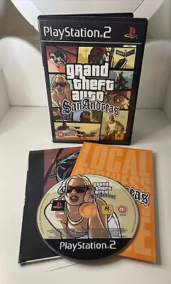 £3.95 • Buy Grand Theft Auto: San Andreas (Sony PlayStation 2, 2004) Complete!
