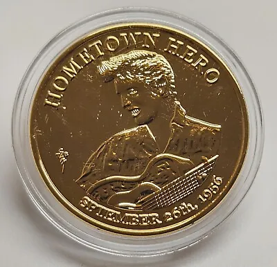 Elvis Presley  Hometown Hero  Rare Gold Coin In Plastic Case Brand New! • $15