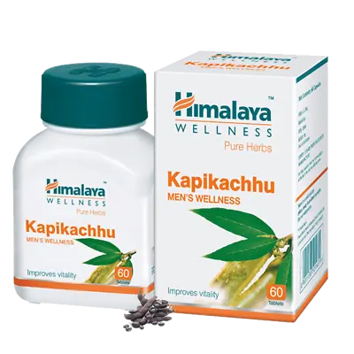 Himalaya Kapikachhu Men's Wellness Mucuna Pruriens Pure Herbal 60 Tabs  • $10.61