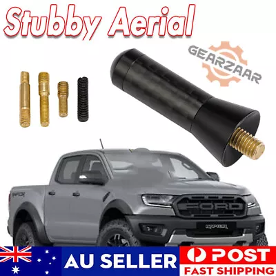 Antenna / Aerial Stubby Bee Sting For Mazda BT50 BT-50 2011-2020 Black Carbon AU • $11.27