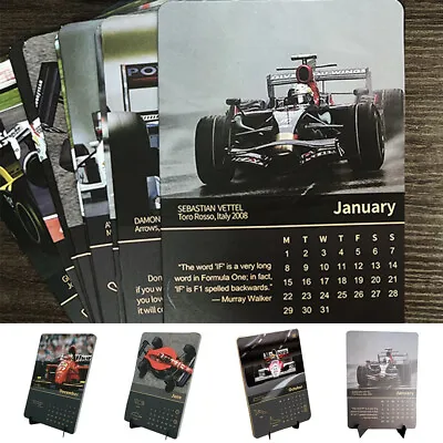 Formula 1 Calendar For F1 Fans 2024 Calendar Racing Cars Calendars Desktop Decor • £8.87