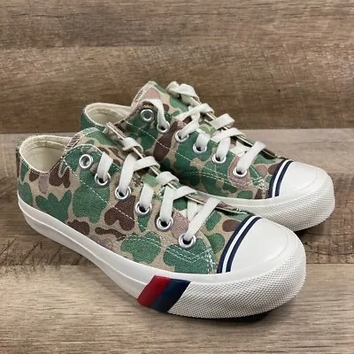 PRO KEDS Royal Lo Classic Camo Green Comfort Sneaker Shoes Mens 4 Womens 6 NEW • $38.24