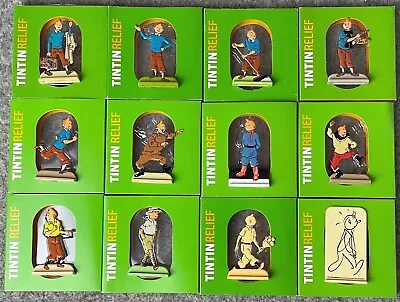 MOULINSART RELIEF TINTIN FIGURINES Collection BUY INDIVIDUALLY Rare ARCHIVES • $7.45