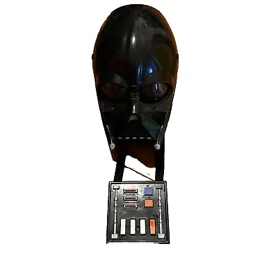 Darth Vader Mask Helmet With Voice Change Full Size 2004 Hasbro Works • £33.77