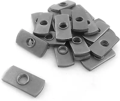TTW05928 1/4-20 Centered Hole Sliding T-Nuts For T Track Extrusions 25 Pack • $22.49