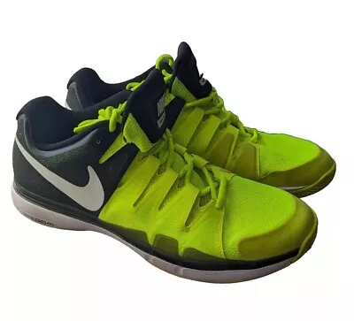 Nike Zoom Vapor 9.5 Tour Court Neon Running Sneakers-Tennis Men 12.5 NO INSOLE • $64.19