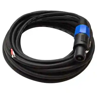 SPRW25 - 25 Foot Raw Wire To Speakon PA DJ Speaker Cable • $22.99