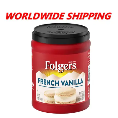 £12.89 • Buy Folgers French Vanilla Flavored Ground Coffee 11.5 Oz WORLDWIDE SHIPPING