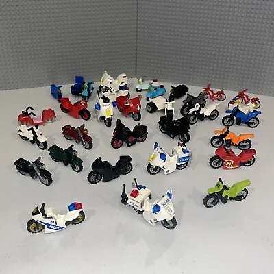 Lego Motorcycles And Minifigures: Police Dirt Bike Sport Cruiser ATVs - ! NEW ! • $3.99