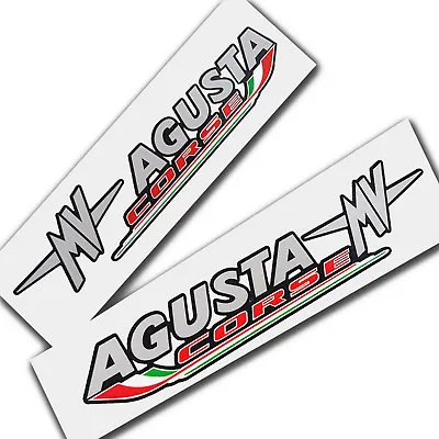 MV Agusta Corse F3 F4 Moto Stickers Graphique Style Modèle X 2 Pièces Petit • $11.84