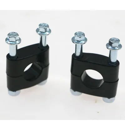 Pair 7/8 Handlebar Risers Bar Mount Clamp 22mm For ATV Quad Pit Dirt Bike • $18