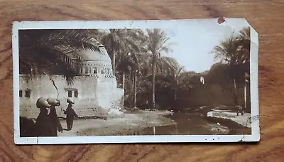 Vintage Egyptian Postcard 1927 Cairo Native Village. Free UK Postage • £4.49