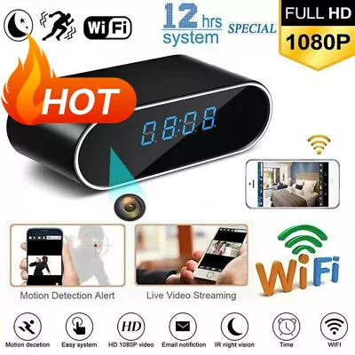 1080P Spy Camera WiFi Hidden Wireless Night Vision Security Nanny Cam Audio HD • $39.99