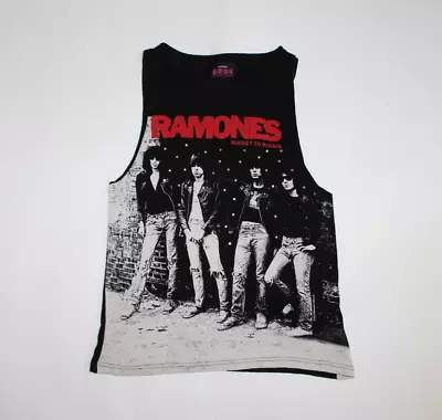 2012 Ramones Shirt Rocket To Russia Punk Rock Band Women's Tank Top Tee Medium • £59.16