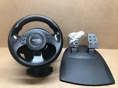 Microsoft Sidewinder Precision Racing  Wheel & Pedals Version 1 X04-74734 • $25.49