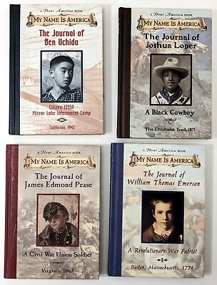 My Name Is America Diary Series Hb Lot Of 4 Historical Fiction #1 2 3 6 • $14.99