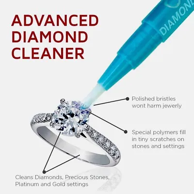 £7.99 • Buy Diamond Dazzle Stik (stick) Jewellery Diamond Ring Cleaner Pen - Easy Use