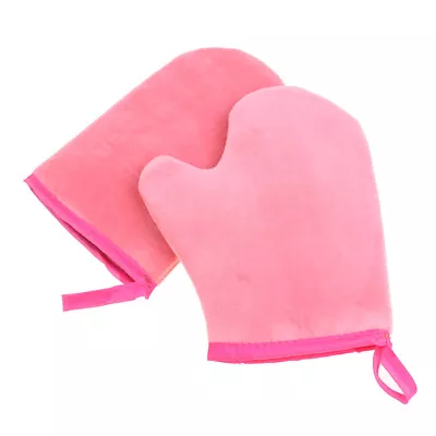 Reusable Self Tanning Body Mitt Tan Applicator Lotion Spray Gloves Mitten P F&TQ • £2.77