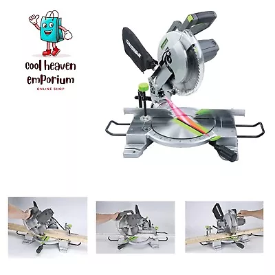 15-Amp 10-Inch Compound Miter Saw With Laser Guide And 9 Positive Miter Stops... • $205.99