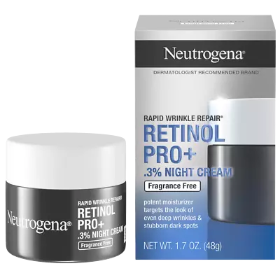 Neutrogena Rapid Wrinkle Repair Retinol Pro+ .3% Night Cream 48g Dark Spots • $60.01