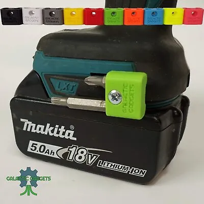 Magnetic Bit Holder Clip - Makita 18V Drill Impact Driver - Drill Bit Organizer • $10.20