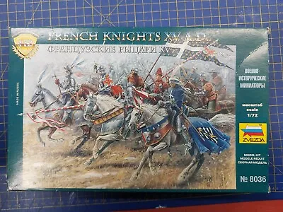 Zvezda 1/72 Scale French Knights XV AD Model Kit • £15