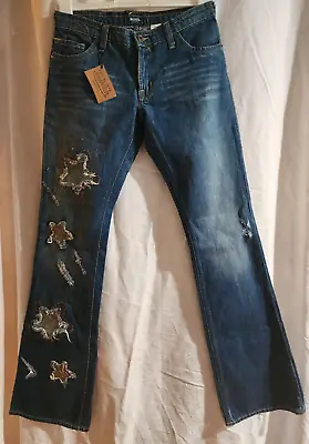 Von Dutch Dead Stock Jeans New Never Worn Star Pattern Size 27 • $185