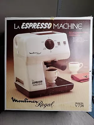 Vintage NEW NOS Moulinex Regal LA Espresso Machine Model V734 - Made In France • $159.20