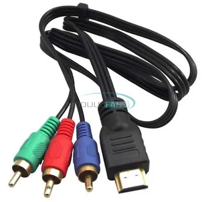$2.53 • Buy HDMI Male To 3 RCA Video Audio AV Connection Cable Adapter For HDTV DVD 1080P