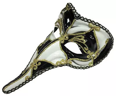 Bristol Novelty EM420 Loki Mask   Black/White   Pack Of 1 Headband Mens One Si • £10.28