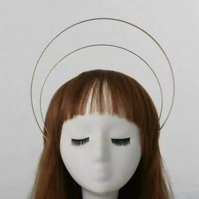 Women Three Layer Hairband Halo Crown Hair Hoop Headband Headwear 3 Colors • $17.15