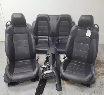 2015-2017 Mustang Convertable Pair Front & Rear Seats W/console; Heated/cooled • $1525.50