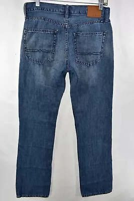 Lucky Brand 363 Vintage Straight Linen Blend Jean Men Size 29x32 Blue Meas 30x32 • $25.99