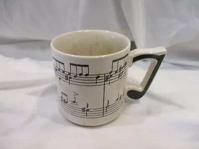 1984 Musical Notes Coffee Cup • $1.25