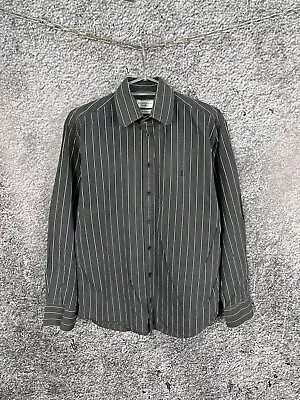 Mens Yves Saint Laurent Shirt Long Sleeve Button Up YSL Vintage Size M Medium • $25