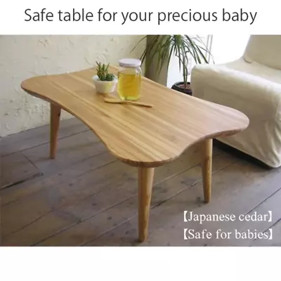 Japanese Cedar Mini Table 120cm WideJapanese Woodcurved Shape • £470.34